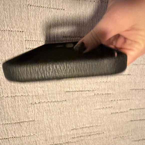 Caseify Iphone 14 Pro Max Pebbled Case in Black - Picture 6 of 7